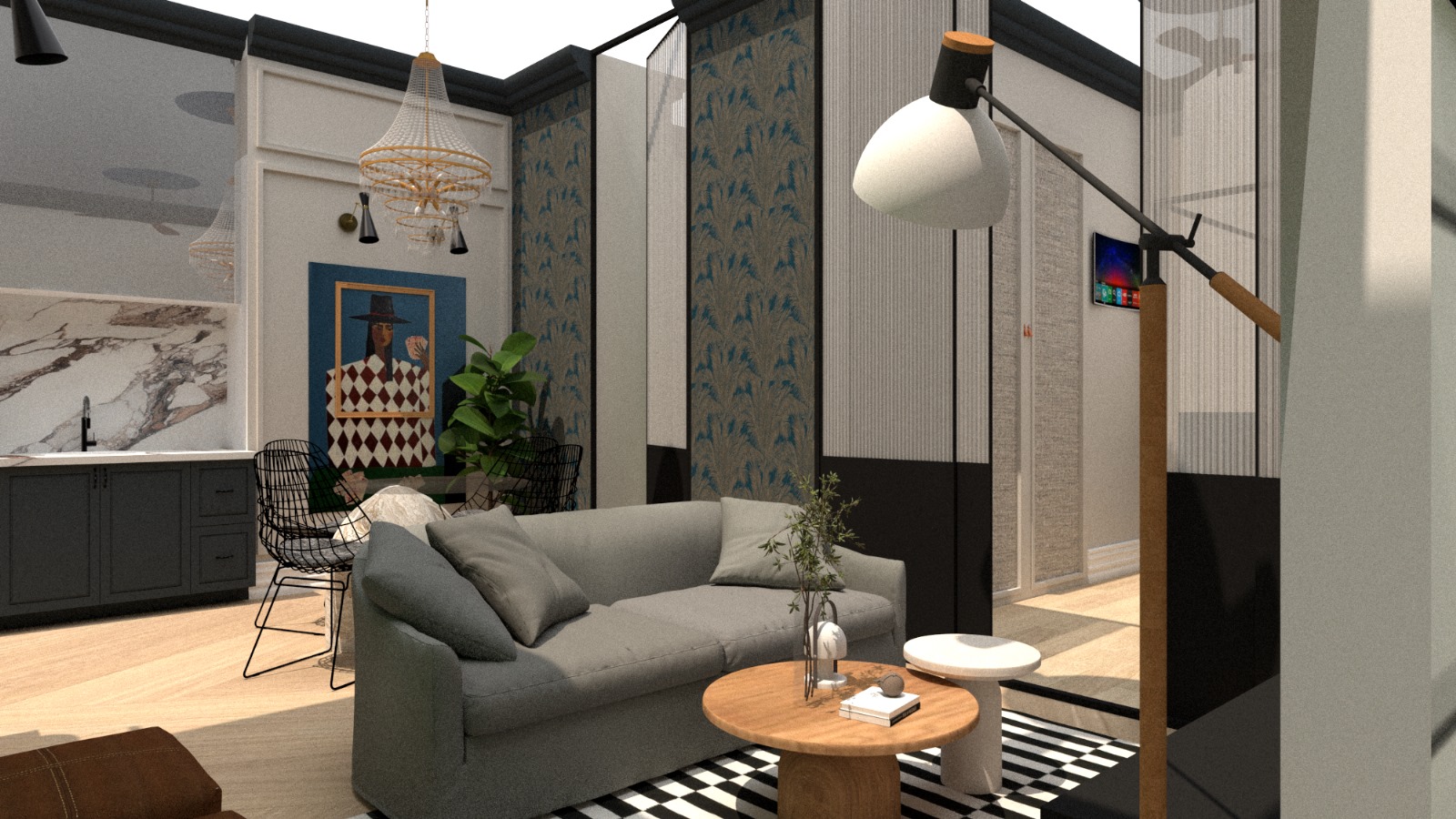 Zona de estar apartamento A1